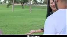 Preciosa adolescente chupar y follar por dinero en efectivo en 9