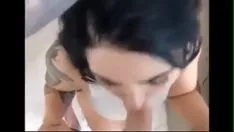 बीच pawg चूसना इन्स गमशू के लिए कैम पैसे