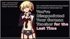 Vous avez insulté votre instructeur de haut allemand pour l'horloge d'endurance ! [personne de sexe masculin sexy vocalise, asmr, gwa, soundporno]
