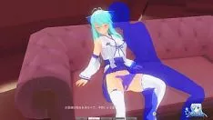 Reproducir [cm3d2] señorita de pelo liso azulado con fiebre glandular