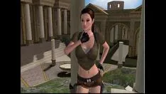 Lara croft 3d francisco villa 2'de bir canavar tarafından becerdin