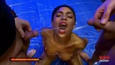 ルナコラソン黒檀の木の小便愛好家-666bukkake