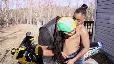 Play Layla perez gags on don whoe dick on his motorcycle super hot films