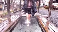 雪景色の美しい温泉旅館で美味しい食事と温泉を満喫しました。