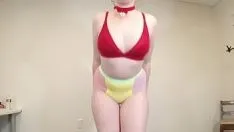 Play Lingerie collection take-off-try-on